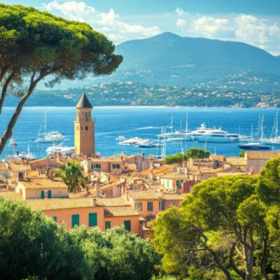 Saint-Tropez village on the French Riviera